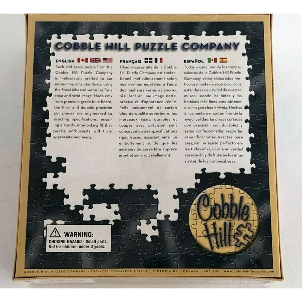 Cobble Hill 500 Piece Puzzle Doggie Decoys Jim Lamb 2011 Wild Wings USA NWT GIFT
